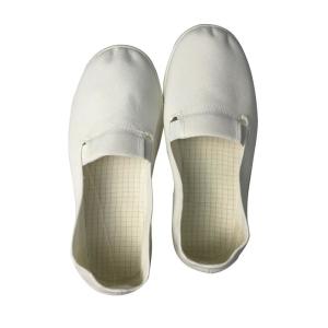 Non Slip ESD Safety Shoes Canvas Upper Non Hole Unisex For Precision Electronics