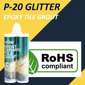 Glitter Epoxy Tile Grout Stain Resistance Anti Mould 24 Months Shelf Life