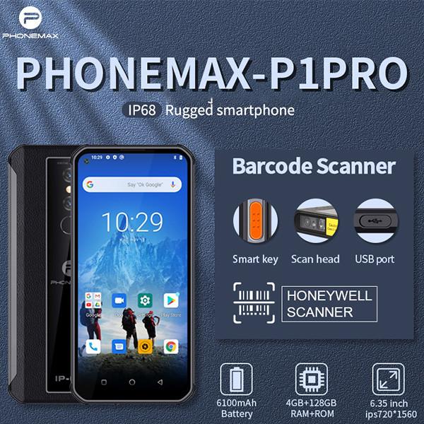 Cheap Distance Sensor MT6762D Barcode Scanner PDA With LCD For Scanning Performance for sale