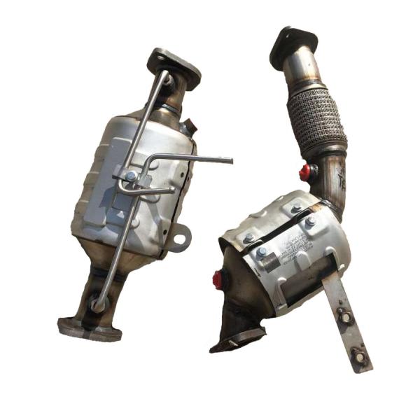 D5 Three Way Catalytic Converter Stainless Steel Ceramic Carrier