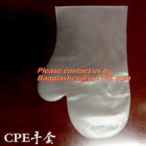 China Wholesale gloves transparent plastic glove disposable clear pe medical glove,Food grade Oil resistant Glove PE CPE Dispo on sale