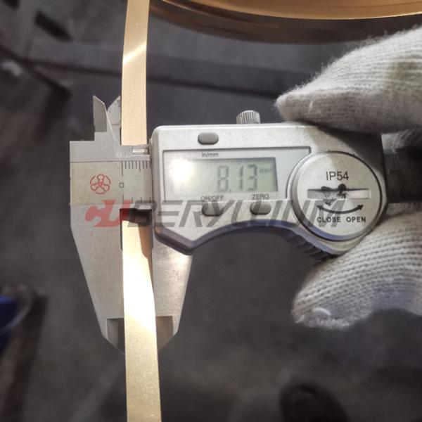 1/2 Hard Cube 2 Beryllium Copper TD02 Strip C17200 0.25mmx8.2mm