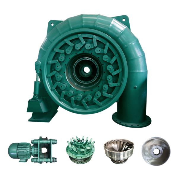 Compact Structure Hydro Turbine Parts Of Runners / Valve / Flanges Anti Rust
