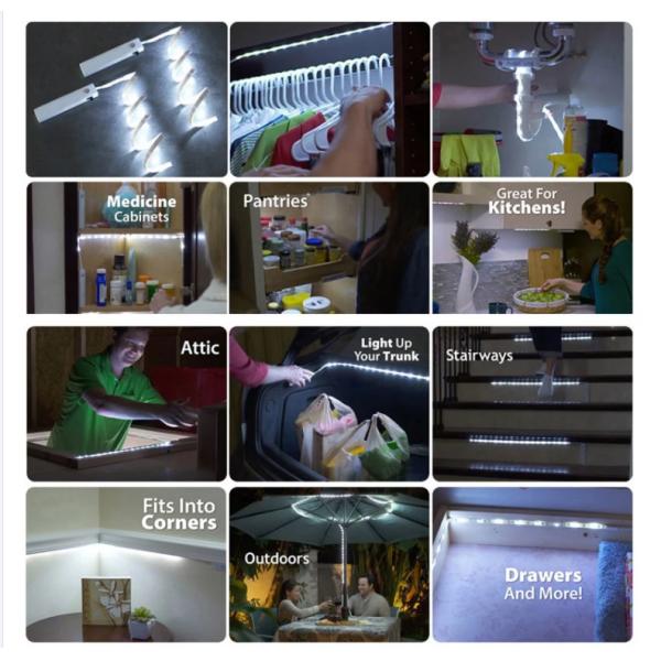 5V USB 2835 20lm/Led Rgb Led Strip Motion Sensor