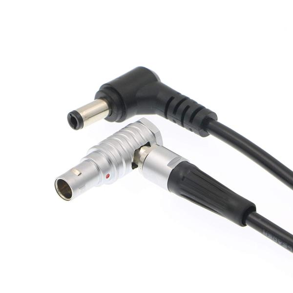 2 Pin Reverse Right Angle to DC Cable for Teradek Bolt 1000 Sidekick 2