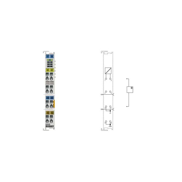 EL4102 Beckhoff | EtherCAT Terminal, 2-channel analog output, voltage, 0…10 V, 16 bit