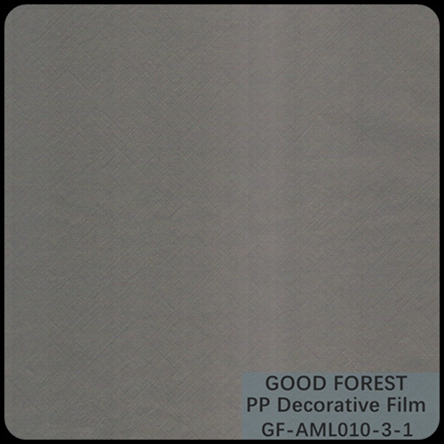 Decorative Metallised Polypropylene Film Irregular Grain Customized