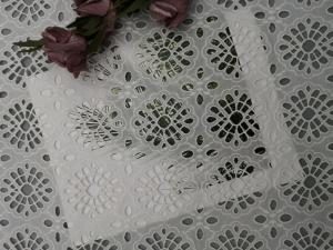 Best Eyelet Mesh Laser Cutting Cotton Fabric For Female Dress wholesale