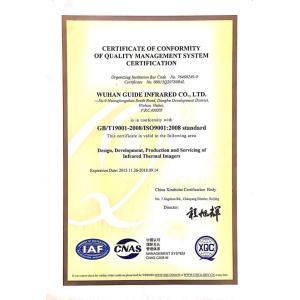 Wuhan Guide Sensmart Tech Co., Ltd. Certifications