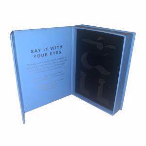 Gold Foil Magnetic Cardboard Box With Foam Insert EVA