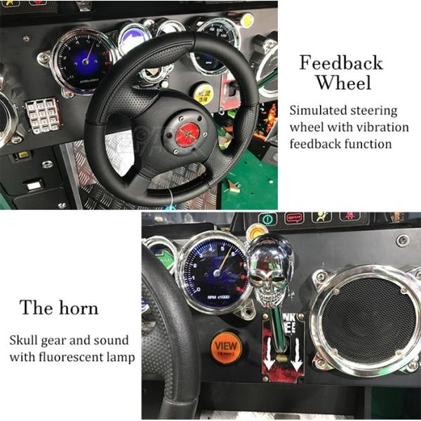 Upgrade Color Cabinet Dynamic Music Dynamic Dirty Driving Racing 42 Inch Game Machine