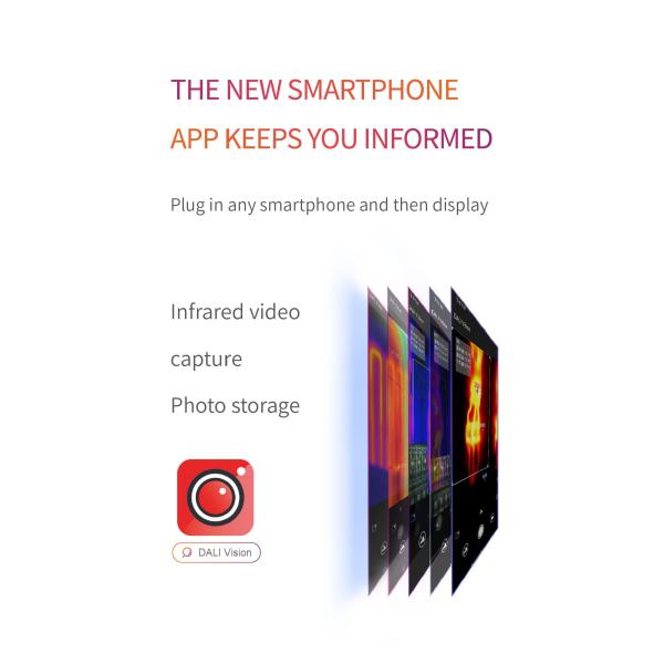 160×120 Pixel Mobile Phone Thermal Imaging Camera IP54 ISO9001 ODM