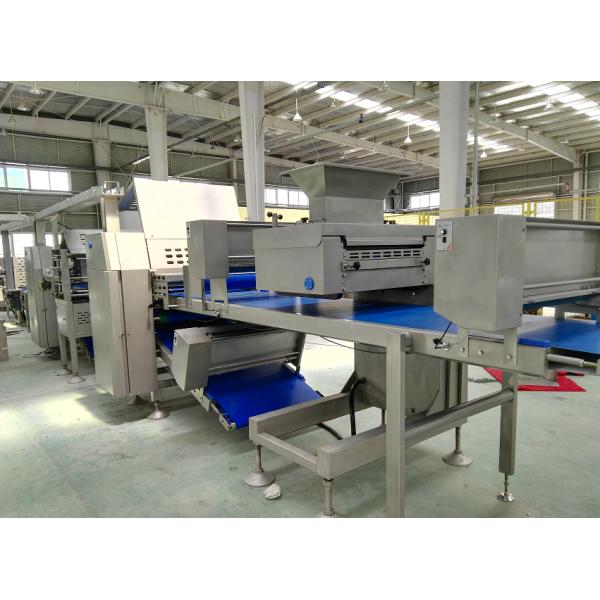 Auto - Proofing Pita Production Line With Gas Fuel Tunnel Oven , Pita Bread Maker Machine