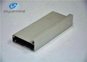 Best Silver Anodized Aluminium Extrusion Profile For Aluminium Cabinet Decoration , 6063-T5 wholesale
