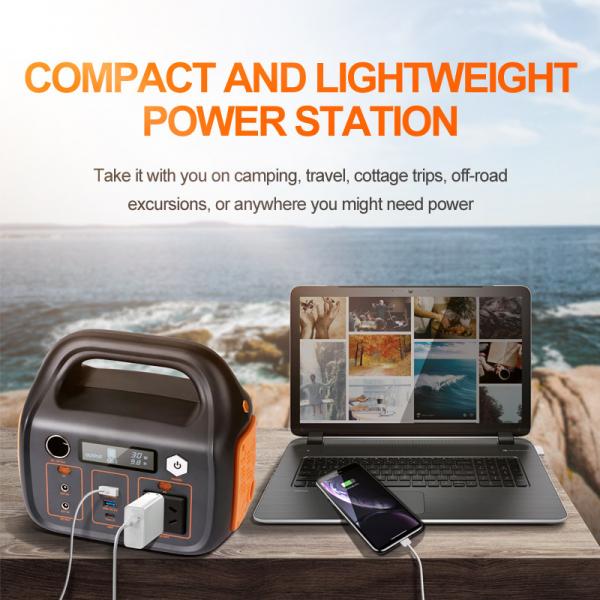 500W Solar Energy System Portable Solar Power Bank Generator With Rechargeable Lithium Battery