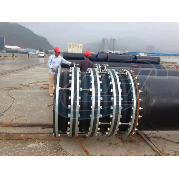 DIN PN16 DN400 Fully Sealed Rubber Expansion Joint End Face Design