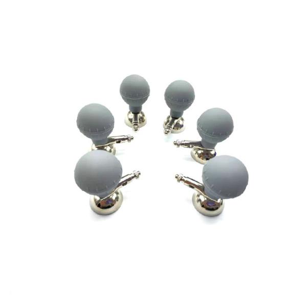 Plating Nickel EKG Accessories ECG Chest Electrodes For Adult