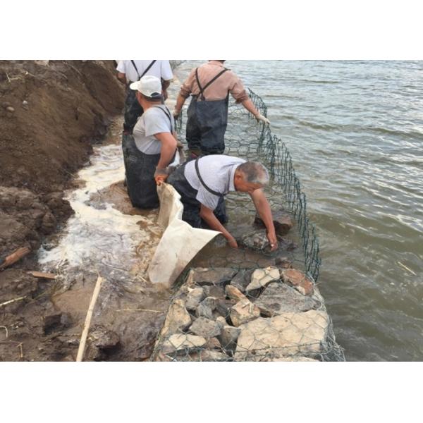 Galvanized Wire Mesh Gabion Basket 2.0-4.0mm Wire Gauge Sack gabion