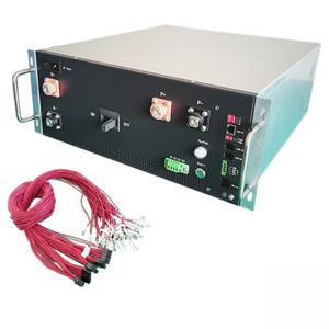 China 195S 624V 125A Relay BMS High Voltage DC With 15S BMU 4U Standard 19 inch Case on sale