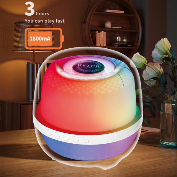 1800MAh Mini Wireless Portable Bluetooth Speaker Music Player For Home