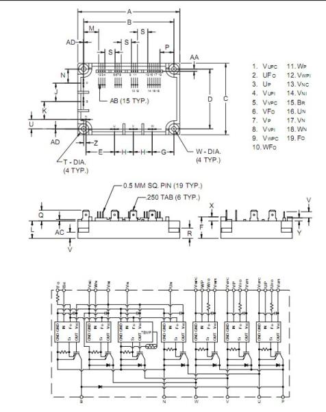 Cheap IGBT Power Module PM25RSB120 USING INTELLIGENT POWER MODULES  FUJITSU IGBT Power Module for sale