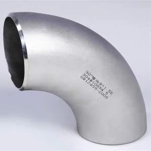 China Silver ANSI 304 Stainless Steel 90 Degree Elbow 321 180 45 Degree on sale