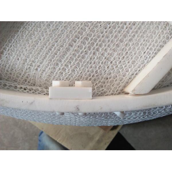 PP Mesh Pad Demister For Desulfurization Tower , PTFE Mesh Demister Pad