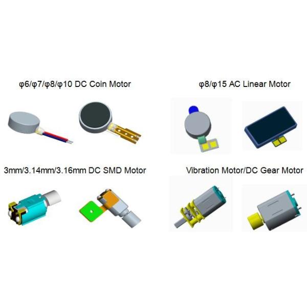 Brush Flat Cell Phone Vibrating Motor Small 3v Dc Motor Large Capacity