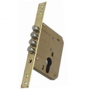 Best Yellow Color Painting Mortise Lock Body With 4 Cylindrical Tongue Iso9001 wholesale