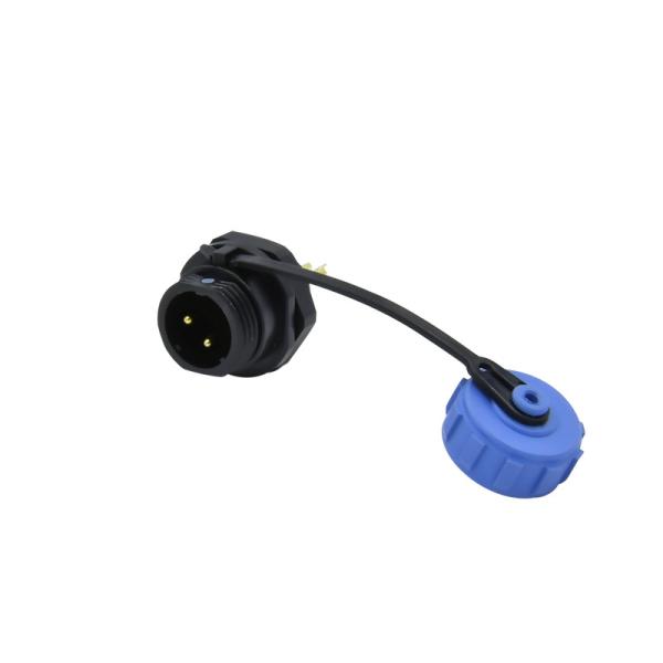 Cheap Electrical SP11 SP13 SP21 Waterproof Plug Socket 2 - 8 Pin Screw Solder With Cap for sale