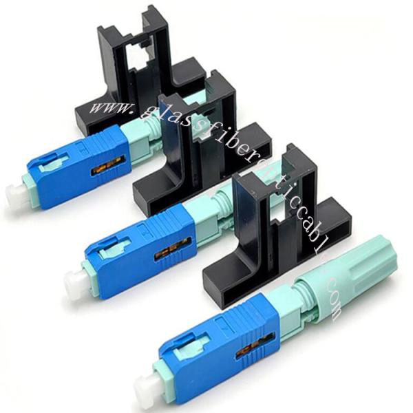 High Success Rate FTTH SC UPC Fast Connector 0.2 DB Insert Loss Easy Install