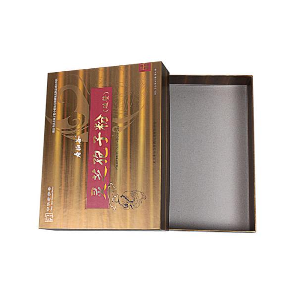 Black Packaging Box With Matt Lamination Customized RIgid Packaging Box