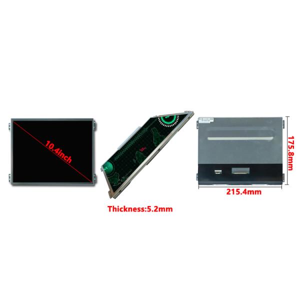 10.4 Inch LCD Panel Screen 1024x600 600 Nits High Brightness LCD Screen