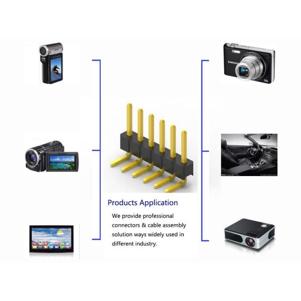 Male Pinpower And Signal Connectors , 2.00mm Pitch Pogo Pin Connector