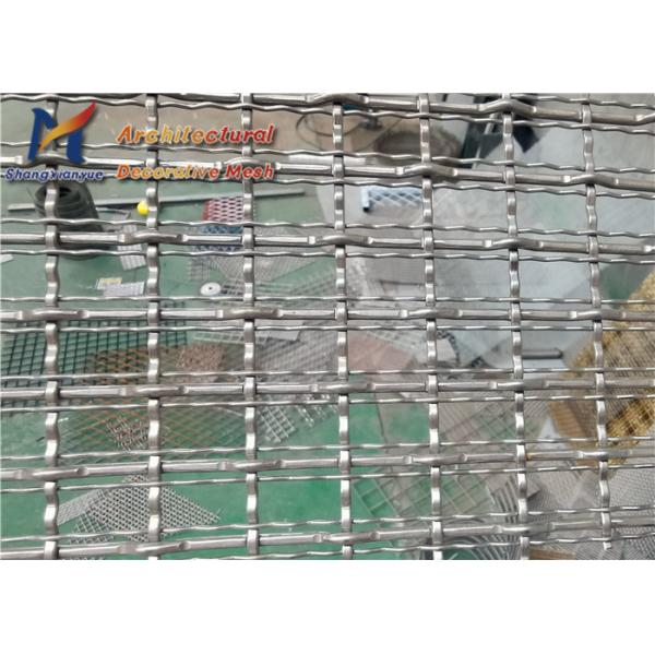 Opera Interior Crimped Architectural Woven Wire Mesh 25mm SS304