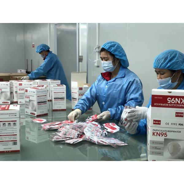 Rispirator KN95 Face Mask , Folding Type 5 Layers Mask With FDA Registration