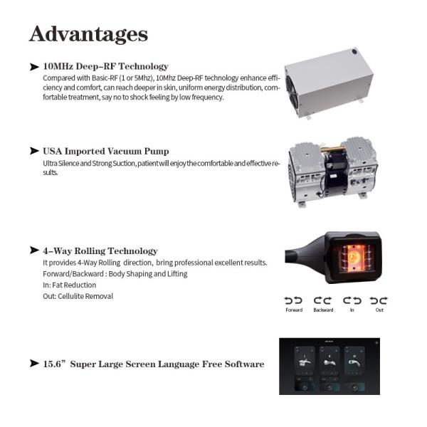 Vela Shape Cellulite Treatment 4d Machine With Free Logo