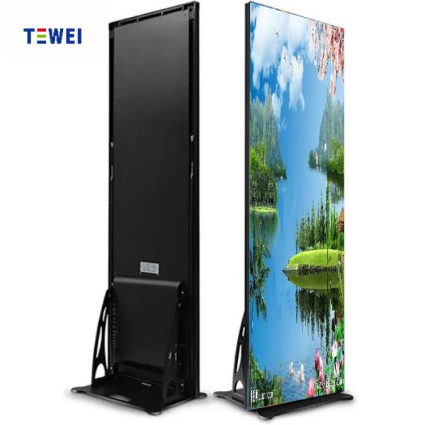 Cheap Voll Farbe P2 P3 P4 P5 P6 Wifi Control Poster LED Display HD Indoor LED Video Wall for sale