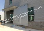Customized Industrial Metal Sliding Door Steel Buildings Kits Single Direction