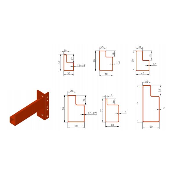 Immediately Accessed Storage Shelves Pallet Metal Rack With Easy Assembly