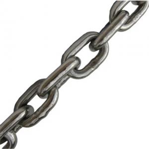 China Welded Chain Marine Fender Steel Straight Lifting Short Link Chain Japanese Standard on sale