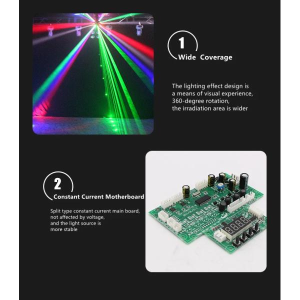 IP33 Rated Multi Laser Light Mini 3W RGB For Outdoors Full Color Animation Disco