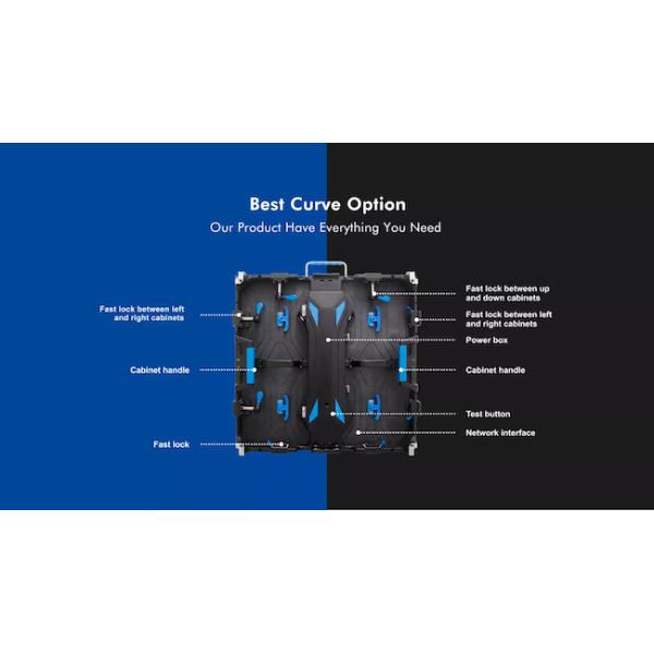 P3.91mm Stage Rental LED Display Screen Die Casting Aluminum 0