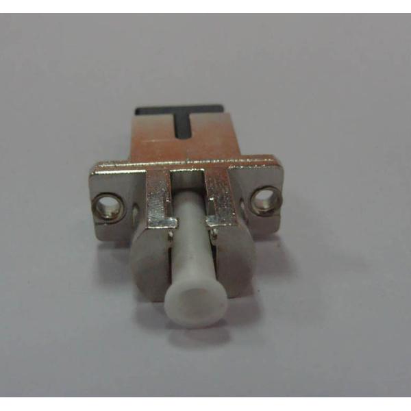 Zinc Alloy LC-SC Simplex Fiber Optic Adapter With Ceramic Ferrule