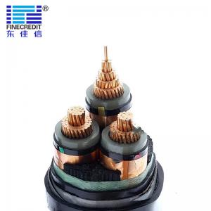 Best 8.7/15KV YJV22 3*185mm2 Industrial Electrical Cable Copper Core Medium / High Voltage wholesale
