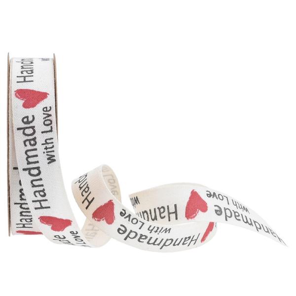 15mm*10m Flower Burlap Ribbon OEM ODM Custom Printed Ribbon Rolls