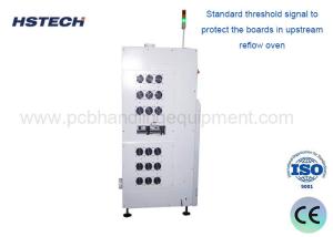 China Compact Design SMEMA Interface LED Display Smart Touch Screen PLC Control PCB Buffering Machine on sale