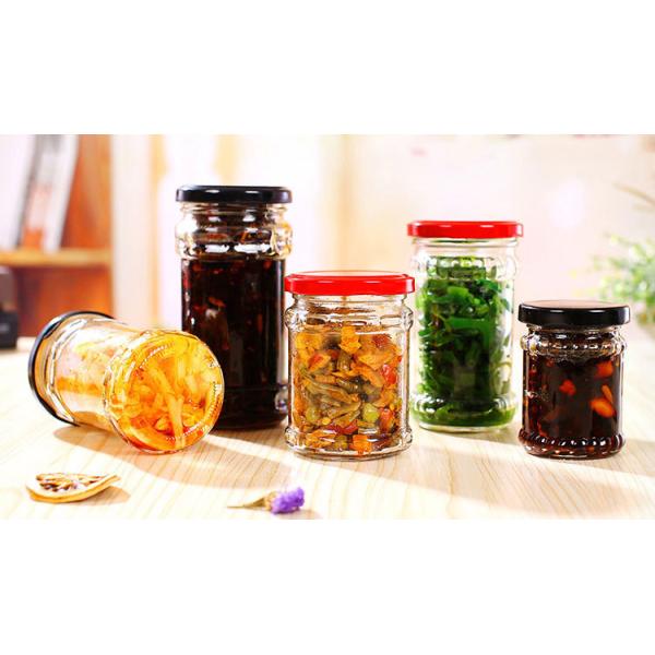 280ml BPA Free Glass Jam Jar Canning Mason Jars With Regular Lid Machine Made
