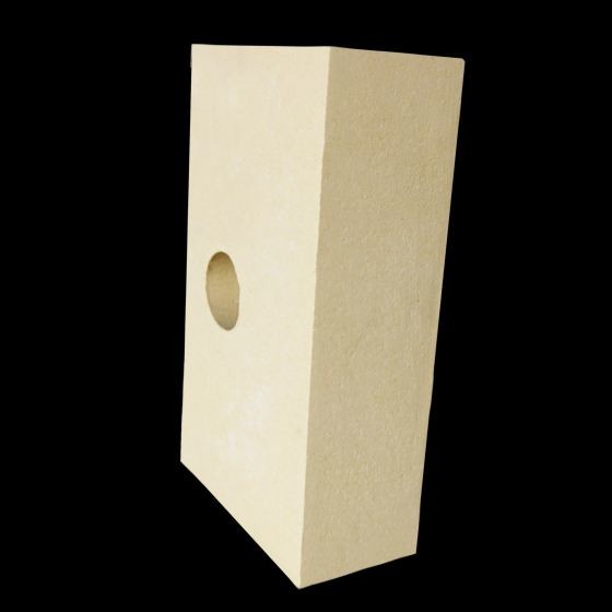 Insulating Heat Resistant Refractory Fire Bricks , Zirconia Bricks Zro2 65%