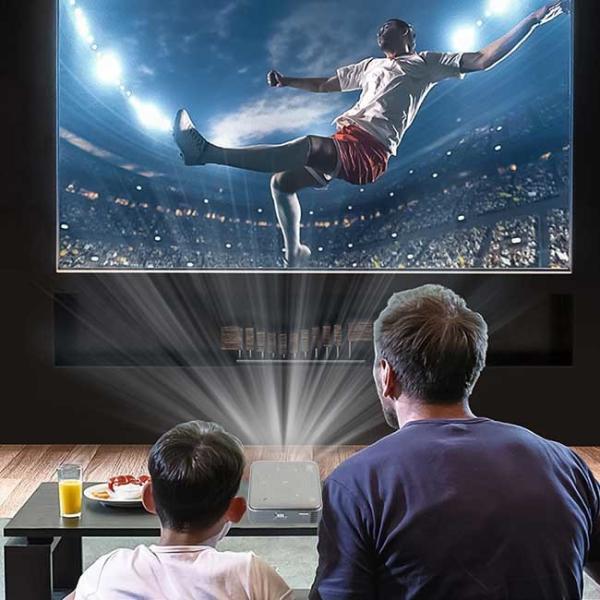 RGB LED OSRAM Q6 DLP Full HD 4K Projector ROM 32GB EMMC